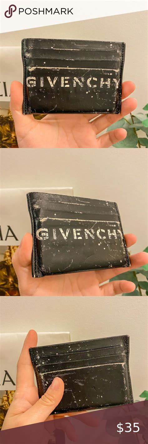 pochette givenchy argento|givenchy card holder bag.